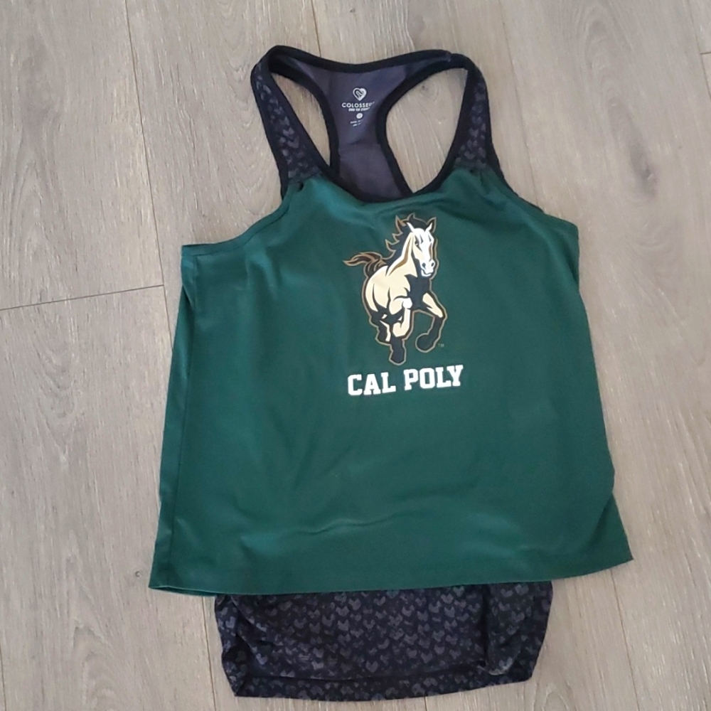 Cal poly mustangs tank top
